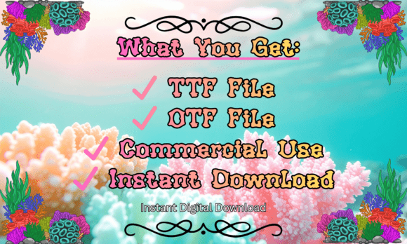 Coral Reef Font - Preview 5