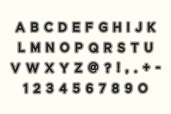 Cutt Sticker Font - Preview 4