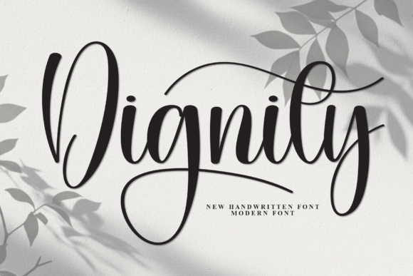 Dignity Font by Strongkeng Old · Creative Fabrica