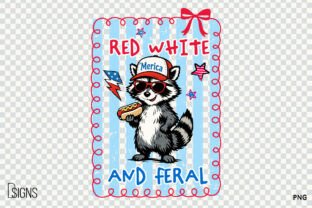 Funny 4th of July Patriotic Raccoon Png Graphic by DSIGNS · Creative ...
