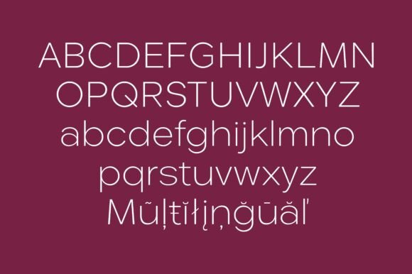 Glamure Extra Light  Font - Preview 2
