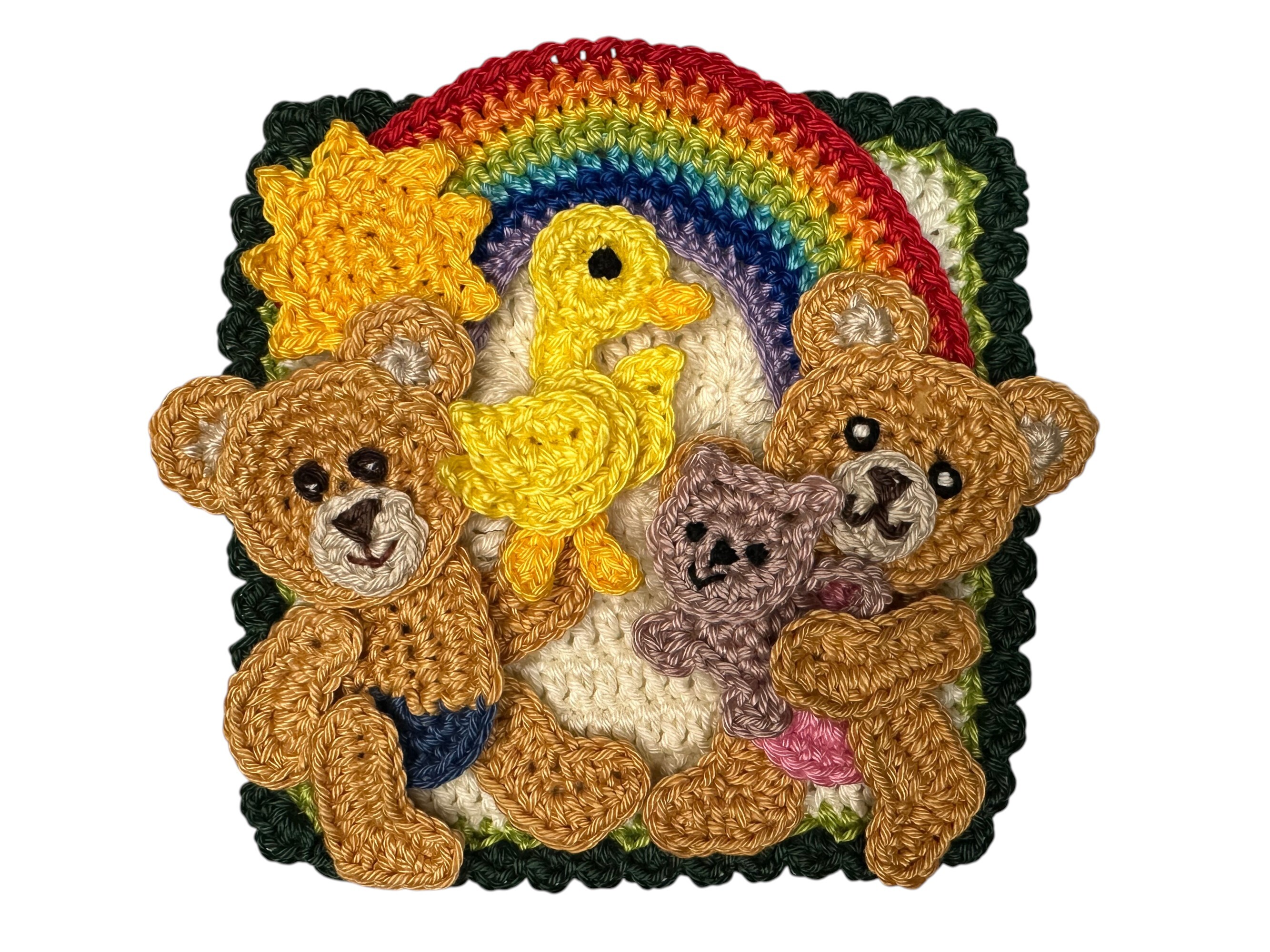 Granny Square Bear 10 Crochet