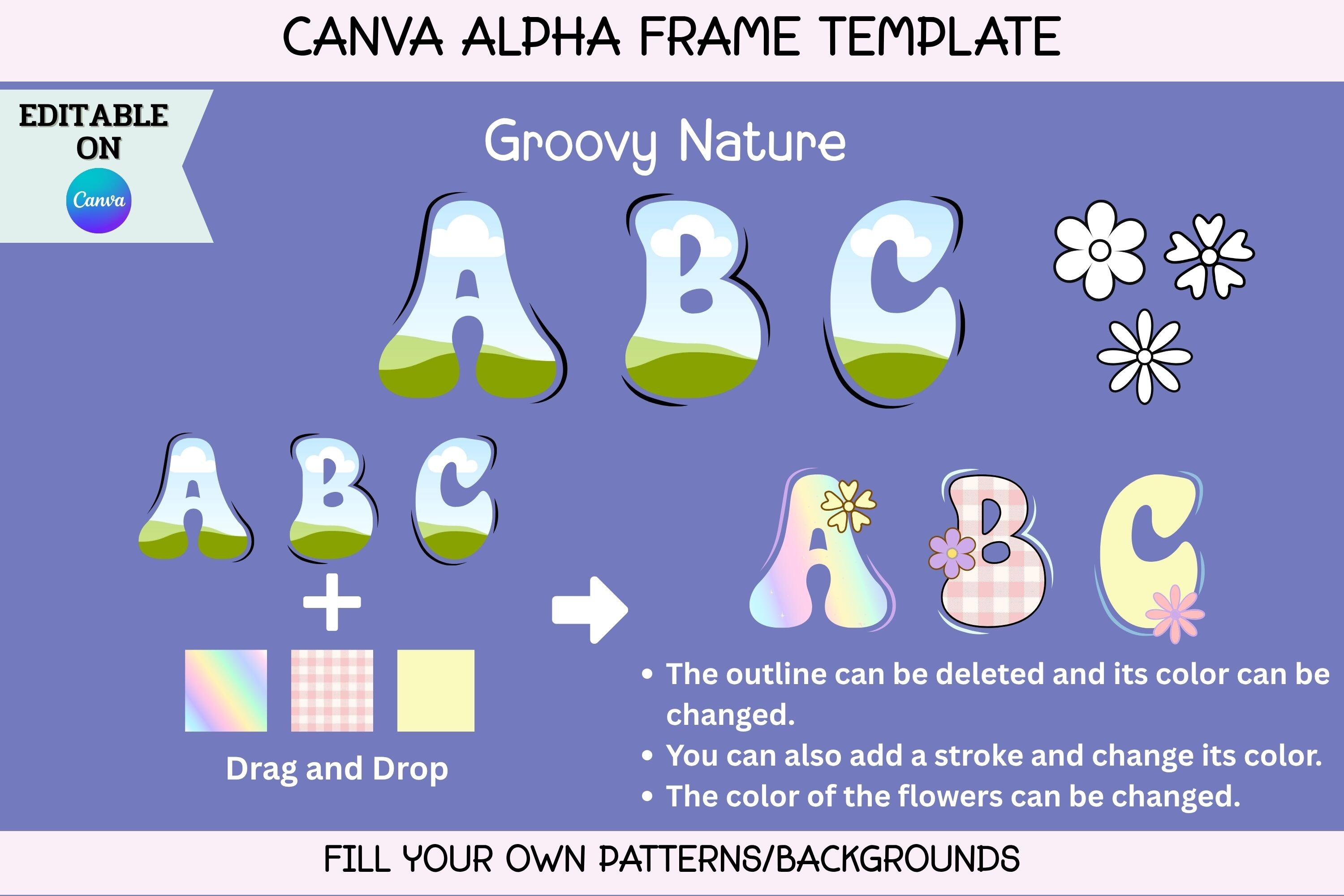 Groovy Nature - Canva Alpha Template