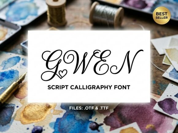 Gwen Font - Preview 1