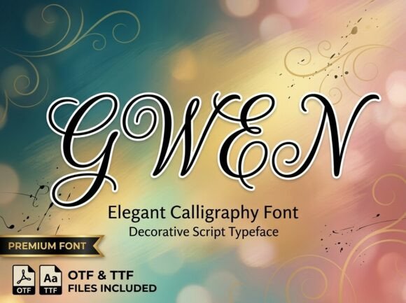 Gwen Font - Preview 2