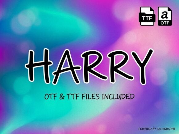 Harry Font - Preview 1