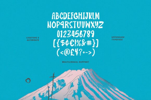 Kawtun Font PNG with transparent background - Preview 4