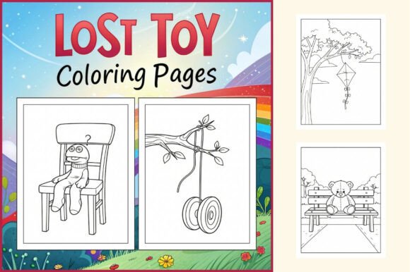 Lost Toy Coloring Pages for Kids