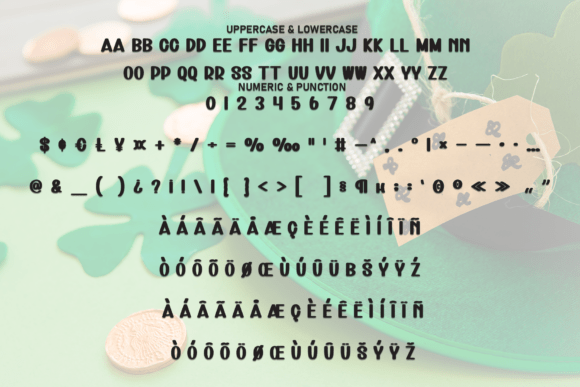 Lucky Retro Font PNG with transparent background - Preview 6
