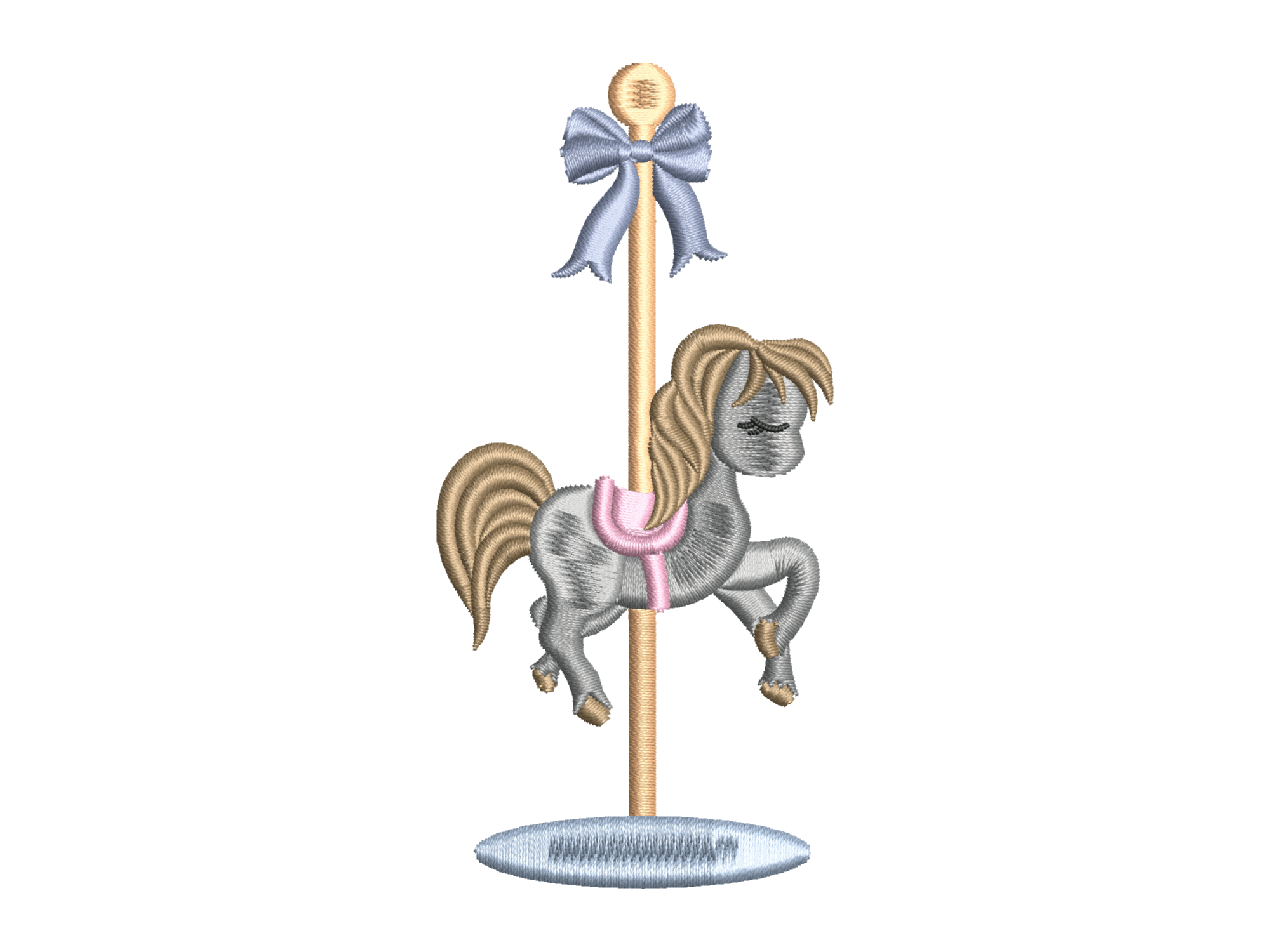Minimal Carousel Horse Design