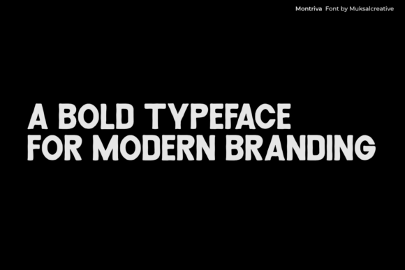 Montriva Font PNG with transparent background - Preview 1