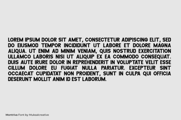 Montriva Font PNG with transparent background - Preview 2