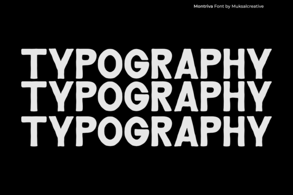 Montriva Font PNG with transparent background - Preview 3