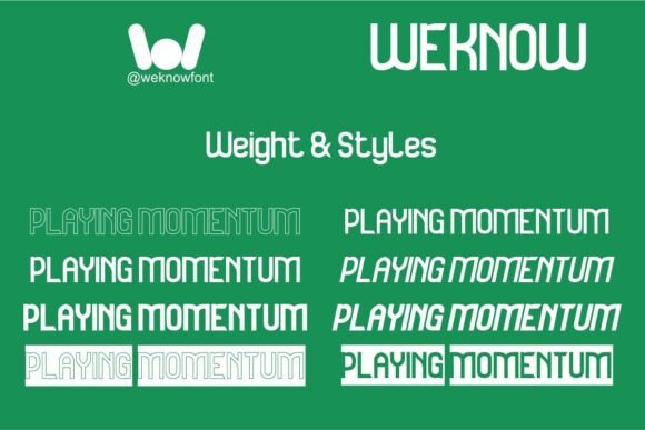 Playing Momentum Font PNG with transparent background - Preview 6