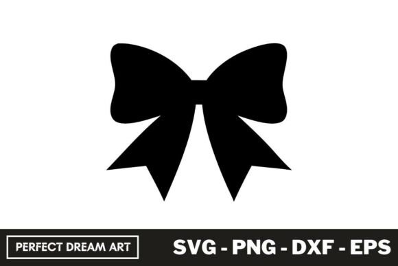 Ribbon Bow SVG Silhouette File