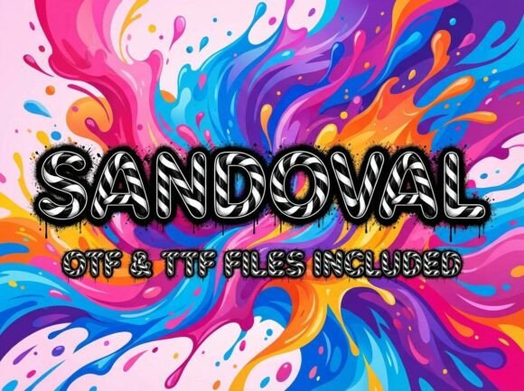 Sandoval Font font preview - 1