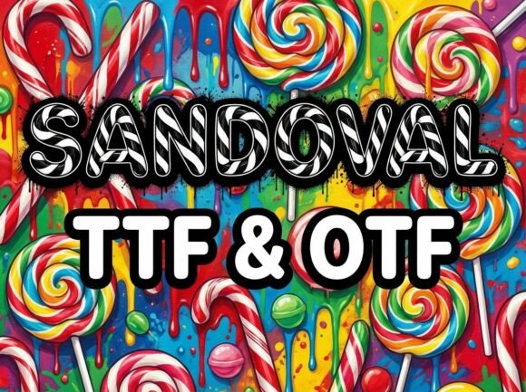 Sandoval Font font preview - 2