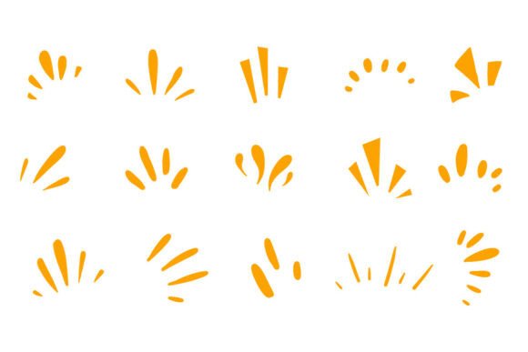 Sunburst Rays SVG Bundle Abstract Set