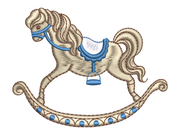Vintage Rocking Horse Design