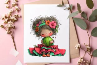 Whimsical Girls Clipart Graphic by SinaCreation · Creative Fabrica