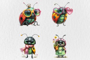 Whimsical Ladybug Clipart Graphic by Rose Art · Creative Fabrica