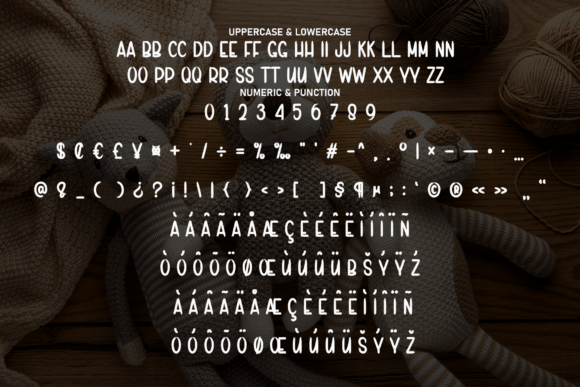 Animal Crochet Font - Preview 6