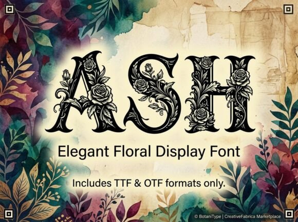 Ash Font - Preview 1