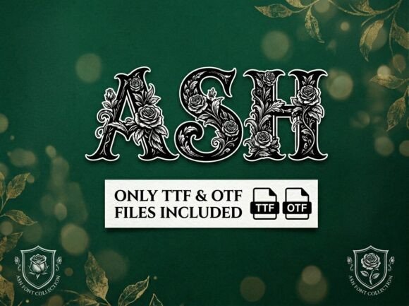 Ash Font - Preview 2