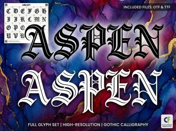 Aspen Font - Preview 1