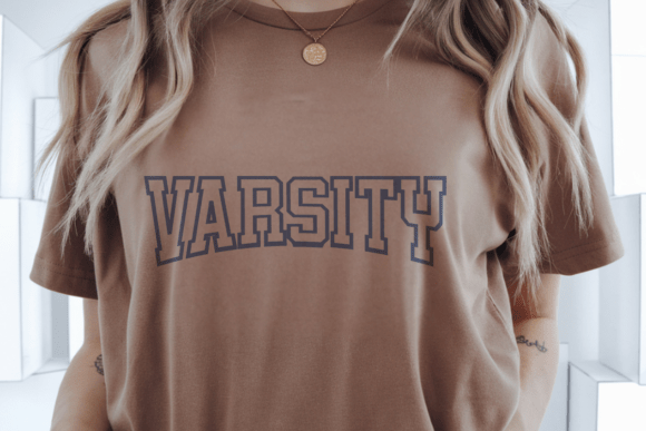 Athletic College Outline Font - Preview 3