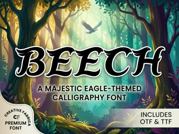 Beech Font - Preview 1