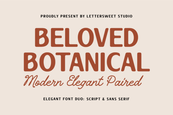 Preview specimen of Beloved Botanical sans serif font