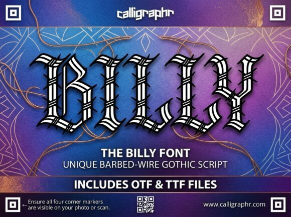 Billy Font - Preview 1
