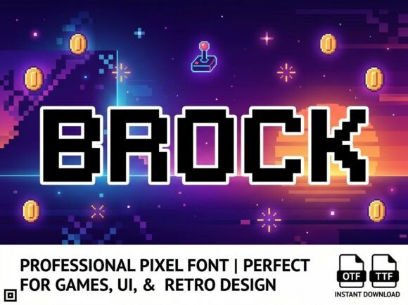 Brock Font - Preview 1