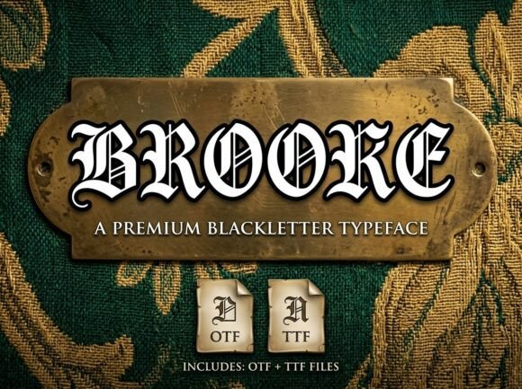 Brooke Font - Preview 1
