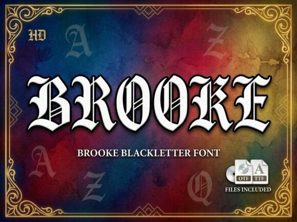 Brooke Font - Preview 2