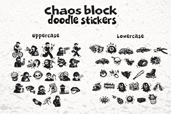 Chaos Block Font - Preview 6