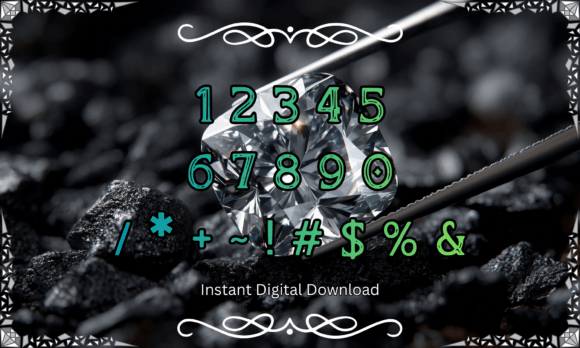 Diamond Faceted Font - Preview 2