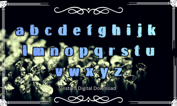 Diamond Luxury Font - Preview 2
