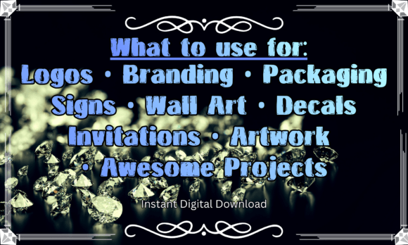 Diamond Luxury Font - Preview 4
