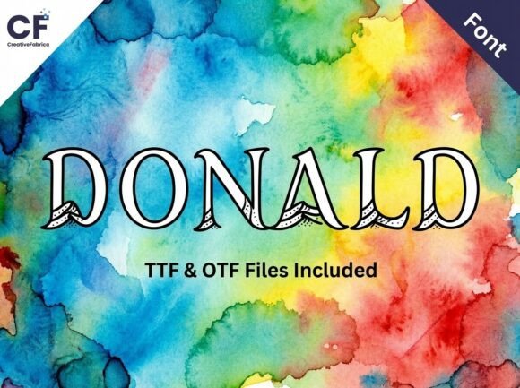 Donald Font - Preview 1