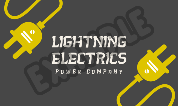 Electric Font - Preview 6