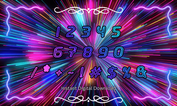 Electric Neon Font - Preview 2