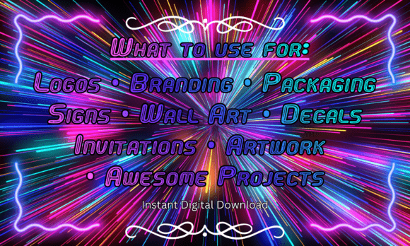 Electric Neon Font - Preview 3