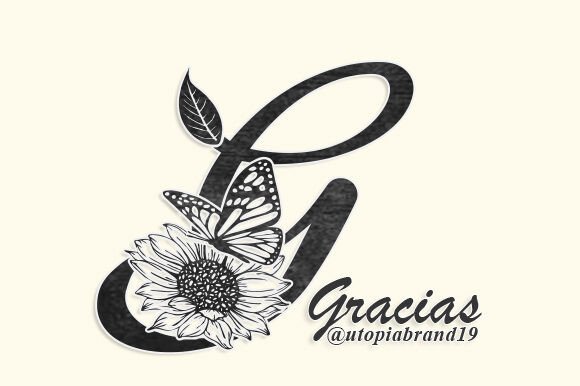 Elegant Floral Monogram Font - Preview 6