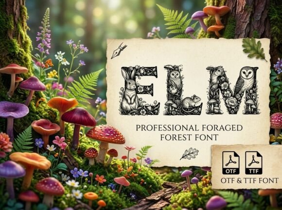 Elm Font - Preview 1