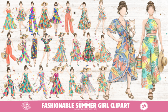 Cute Summer Wedding Clipart Graphic by Markicha Art · Creative Fabrica