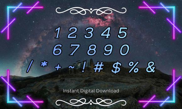 Galactic Font - Preview 3
