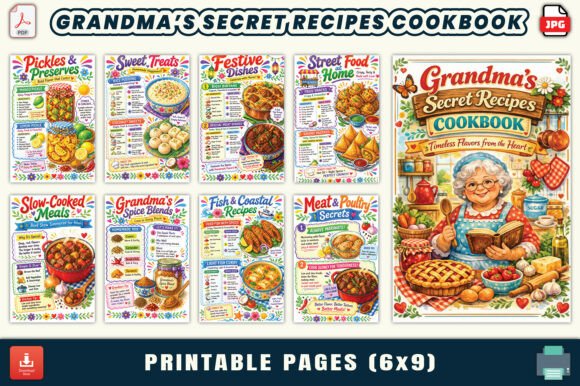 Grandma’s Secret Recipes Cookbook