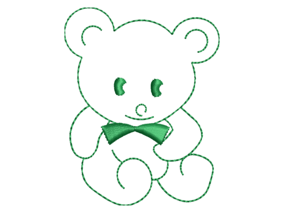 Green Teddy Bear Design